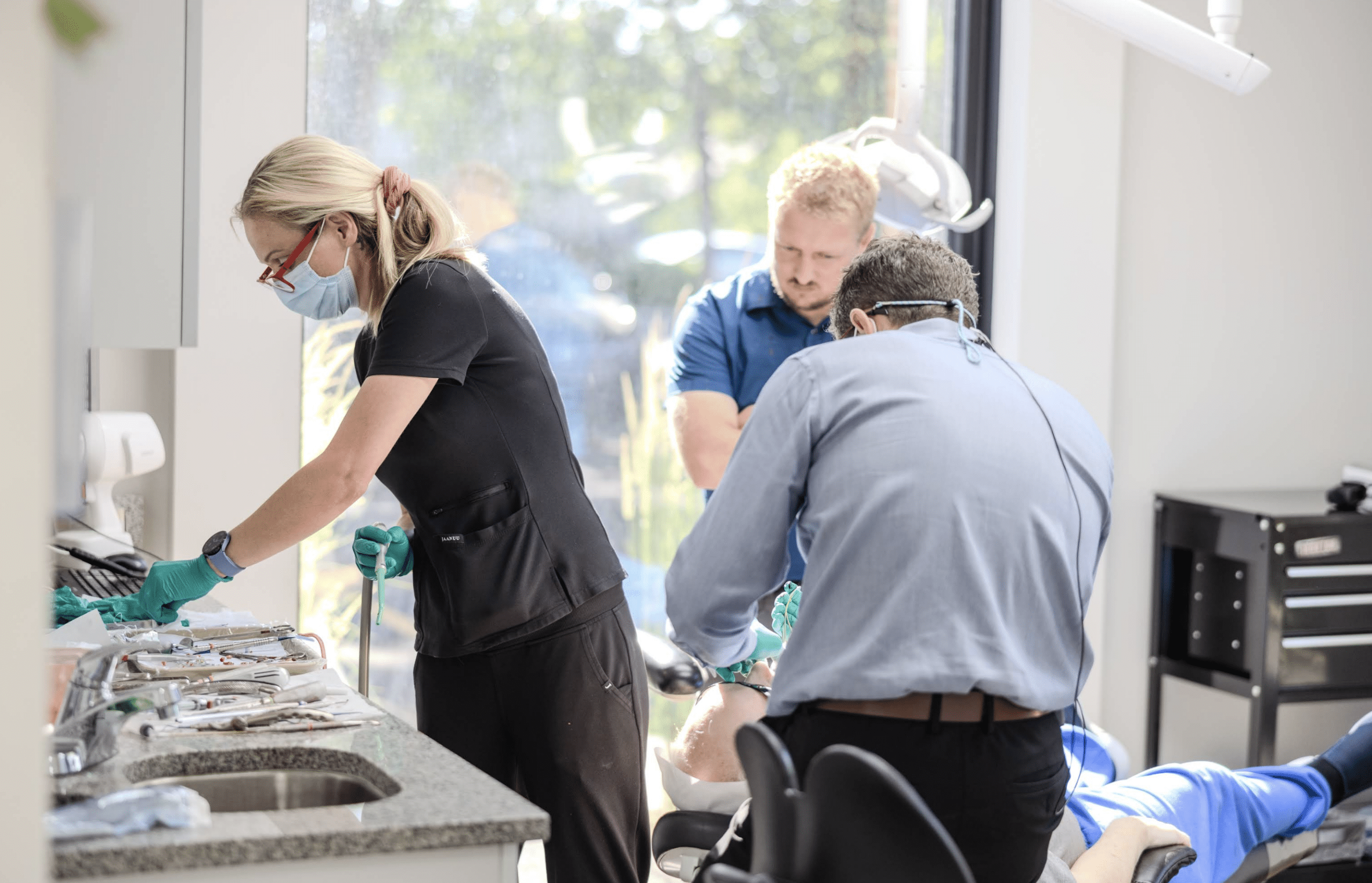 The professional dental team providing expert, compassionate care to patients at All Valley Dental